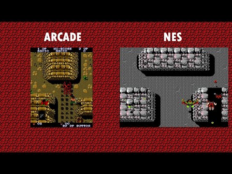 Arcade Vs NES - Ikari Warriors 2: Victory Road