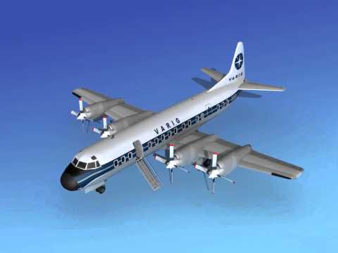 Dreamscape L188 Electra II HP Varig 3D model from CGTrader.com