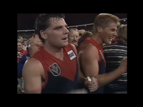 1987 VFL Panasonic Cup Grand Final Highlights & Final Siren - Essendon v Melbourne - VFL Park