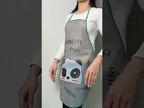 Apron Home Kitchen Waterproof Cooking Baking Gardening for Women Men Kids Multidesign