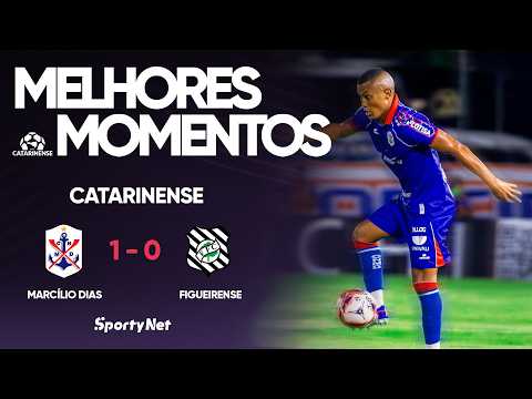 Gols e lances de Marcílio Dias x Figueirense
