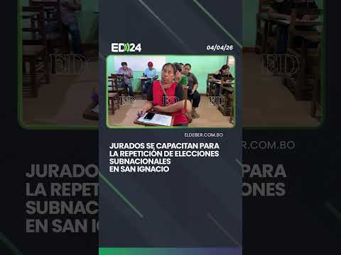 JURADOS SE CAPACITAN PARA LA REPETICIÓN DE ELECCIONES SUBNACIONALES EN SAN IGNACIO