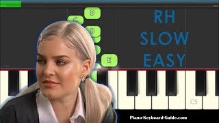 Download lagu Anne-Marie 2002 Right Hand Slow Easy Piano Tutorial mp3