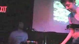 Jeffrey Lewis Helen Schreiner   Crass Cover Sidewalk Cafe NY