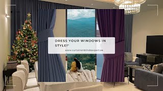 Curtain Chronicles: Unveiling the Ultimate Window Makeover.  Ruby, Tiara Residence, Palm Jumeirah.