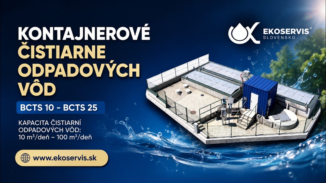 Kontajnerové čistiarne odpadových vôd - video EKOSERVIS SLOVENSKO