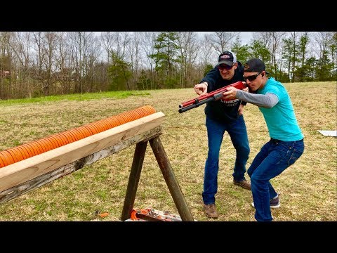 How Many Clays Will a Shotgun Shoot Through? ft. 22Plinkster | Gould Brothers