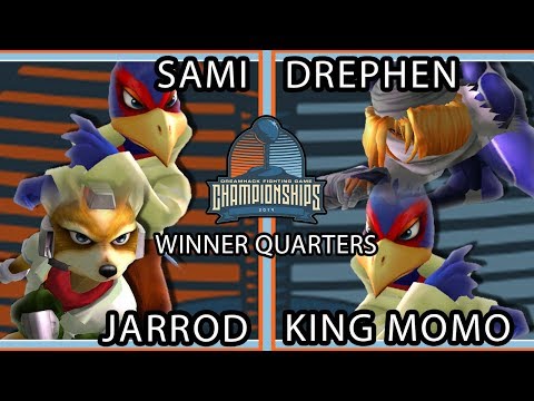 DHATL 2019 SSBM Teams - Sami & jarrod Vs. Drephen & King Momo Smash Melee Tournament Winners Quarter