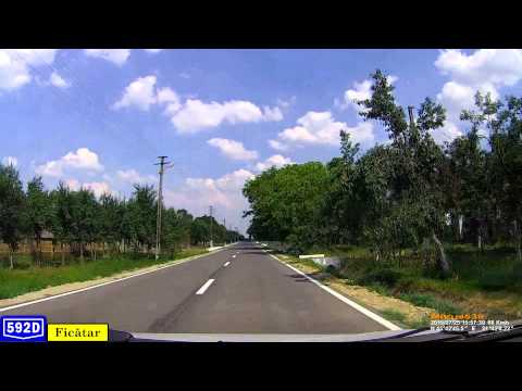 DJ 592D:  Hitiaş - Lugoj. (Timelapse 3x)