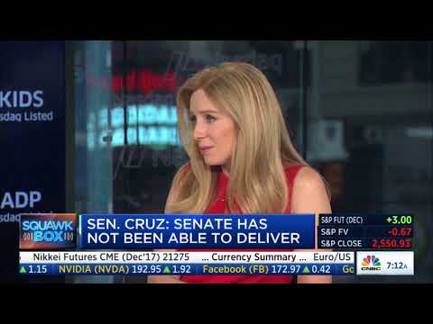 Sen. Cruz on Squawk Box - October 13, 2017