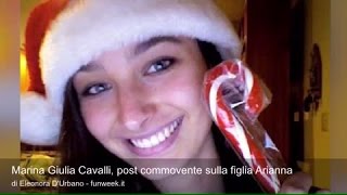 Marina Giulia Cavalli, post commovente sulla figlia Arianna