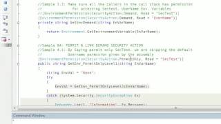 CAS Method level Permitonly and LinkDemand - Declarative