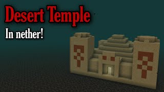 If you found a Desert Temple on the nether roof, Delete that world! (Minecraft Creepypasta)