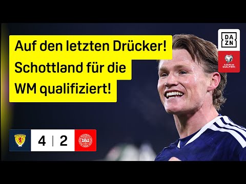 Schottland - Dänemark | European Qualifiers | DAZN Highlights