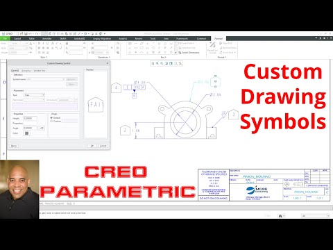 Creo Parametric - Drawings - How to Create Custom Symbols