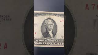 1953 C Red Series Note $2bill