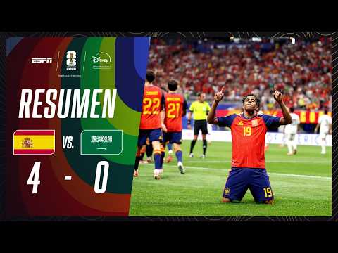 Resumen España vs Arabia Saudita