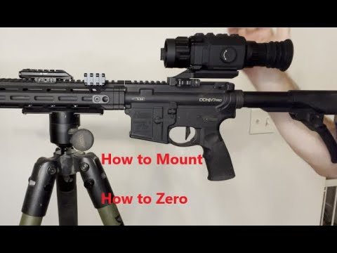 AGM Rattler V2: How to Mount and Zero your scope