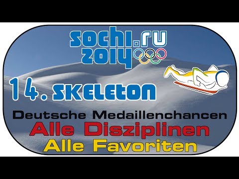 Sotschi 2014 Olympia Special #14 Skeleton - Alle Disziplinen - Alle Favoriten [Sochi 2014 Skeleton]