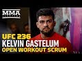 UFC 236: Kelvin Gastelum Says He 'Didn't See No Pop' in Israel Adesanya's Punches at UFC 234