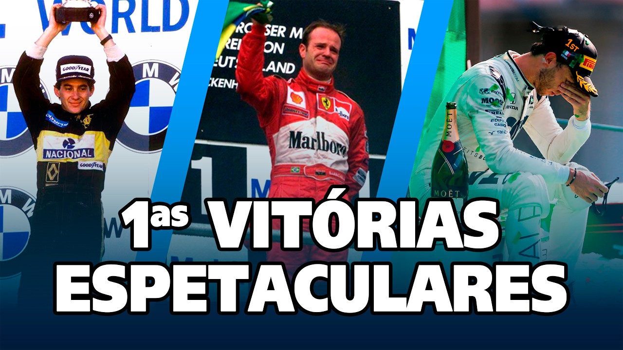 Senna, Barrichello, Gasly, Alesi - As primeiras vezes mais espetaculares da Fórmula 1.