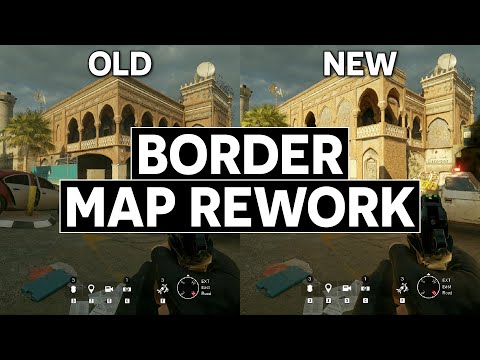Rainbow Six: Siege - Border Map Rework - Before & After Comparison