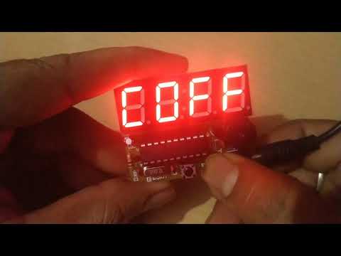 C51 4 Bits Digital Electronic Clock DIY Kit