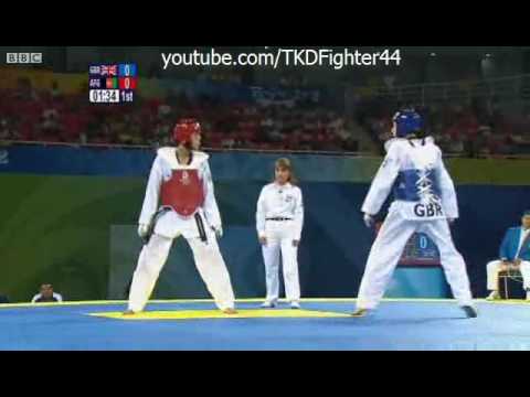 Taekwondo Olympic Games Beijing 2008 Men -58 Kg Great Britain vs Afghanistan Round 1