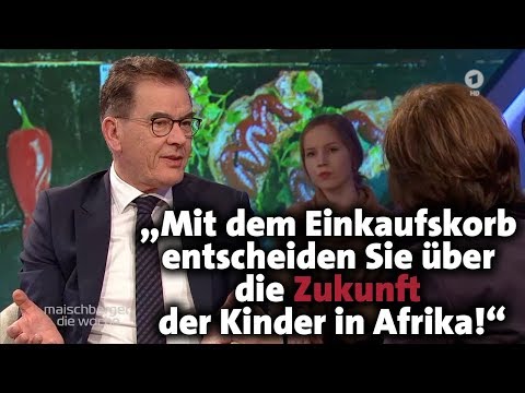 Bundesentwicklungsminister Gerd Müller bei maischberger. die woche 22.01.2020