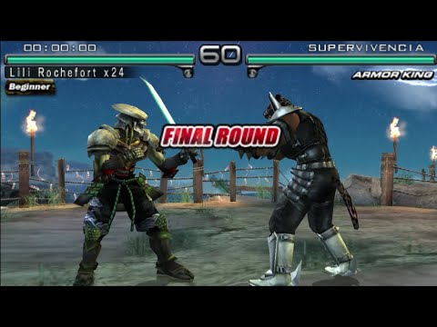10 Yoshimitsu - TEKKEN 5 - DARK RESURRECTION Supervivencia ( Uchiha x24 ) PPSSPP v1.0