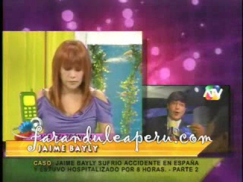 Declaraciones de Jaime Bayly sobre Accidente sufrido en Espana - Magaly Teve 2