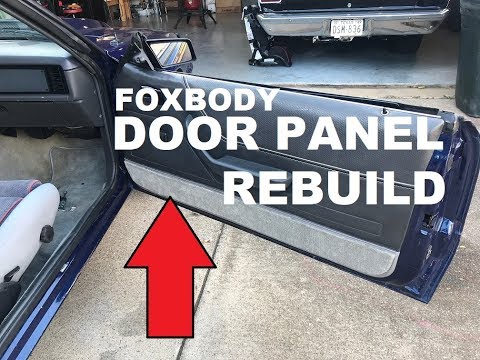 1986 Mustang GT Project - Rebuilding you door panels