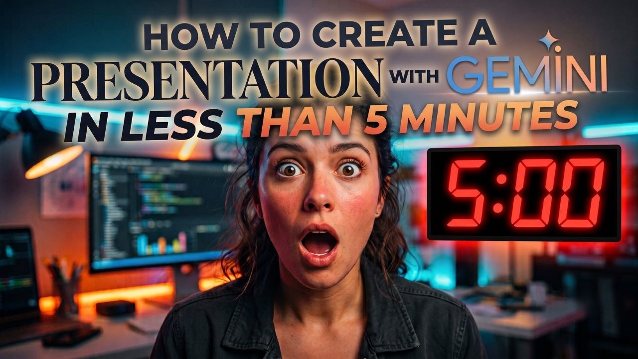 How to Create a Presentation with Gemini in 5 Minutes