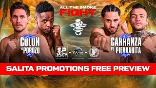 William Colon vs. Luis Poroza, Angel Carranza vs. Kevin Piedrahita from San Juan, Puerto Rico