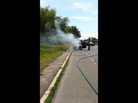 Truck fire Saugus MA