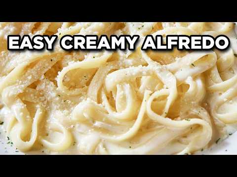 Easy Alfredo Sauce with Heavy Cream in 10 Minutes