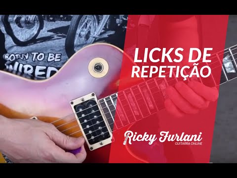 LICKS DE REPETICÃO - GUITARRA ROCK (aula)