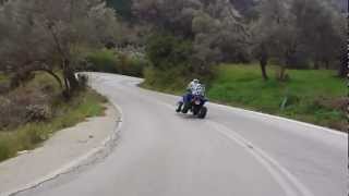 preview picture of video 'kymco kxr 250++ quad stunt comlication 2'