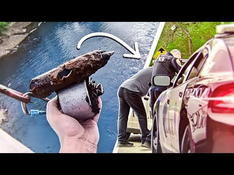 "Astounding Magnet Fishing Discovery Sparks Military Deployment!"