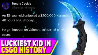 [閒聊]18歲玩家入坑《CSGO》剛玩三天開出「450萬