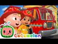 Wheels On The Fire Truck Song CoComelon Nursery Rhymes Kids Songs