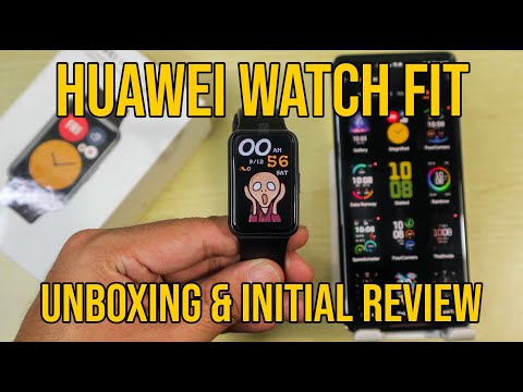 Huawei Watch Fit Unboxing & First Impressions