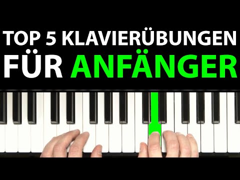 Die TOP 5 Klavierübungen für Anfänger
