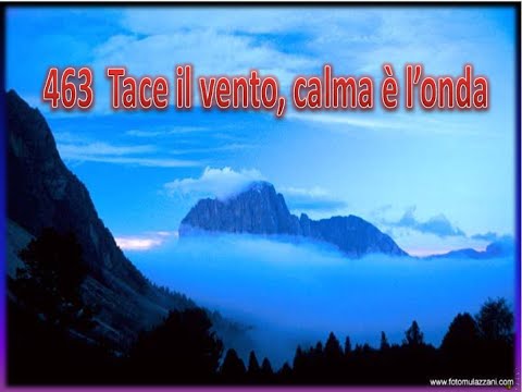 463 TACE IL VENTO, CALMA E' L'ONDA - KARAOKE