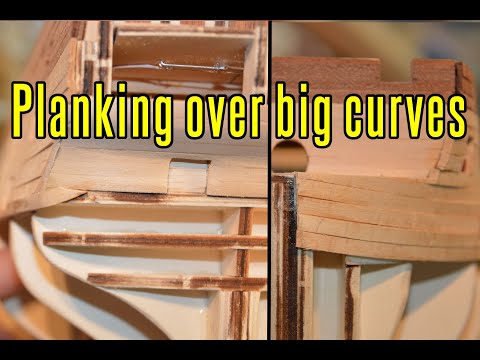 Montanes - part 21 Planking Over Big Curves