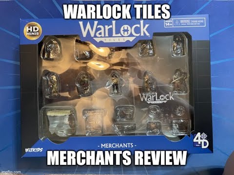 Warlock Tiles: Merchants - Wizkids Prepainted Terrain