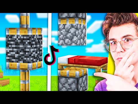 I try the most VIRAL TIKTOKs in the world on MINECRAFT ITA! (Ep.90)