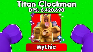 Unlocking Titan CLOCKMAN In Toilet Tower Defense