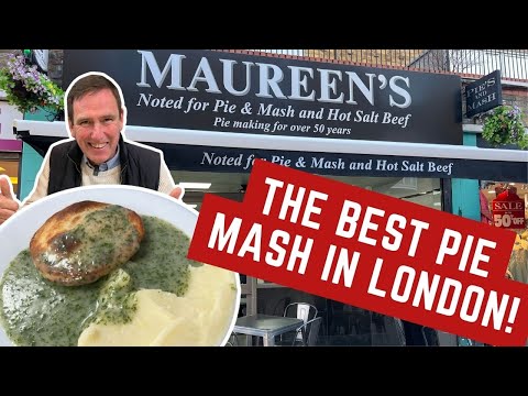 Reviewing the BEST PIE & MASH SHOP in LONDON! INCREDIBLE VALUE!