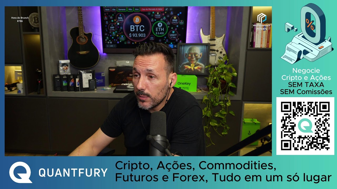 Saylor manda mais 5,4 Bilhões em BTC pra BAG! BTC corrige! Oportunidade?!?!?!  | Hora do Brunch #786